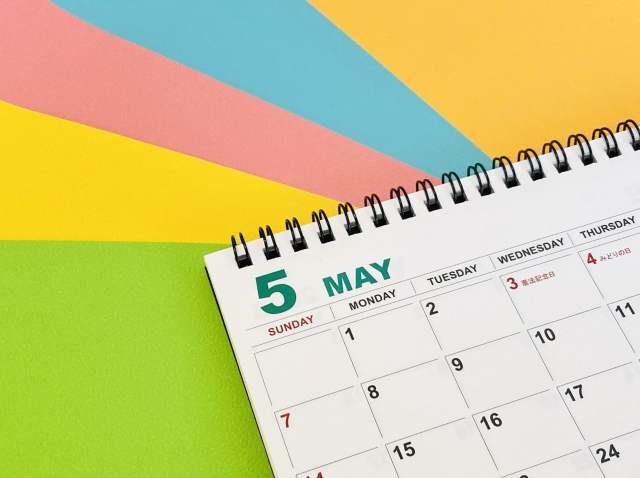 5月のカレンダー