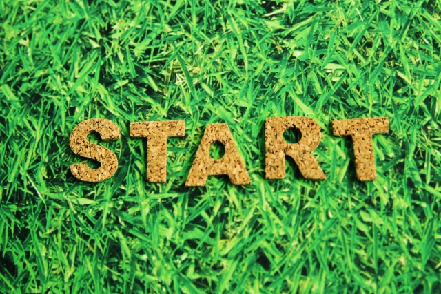 スタートの文字